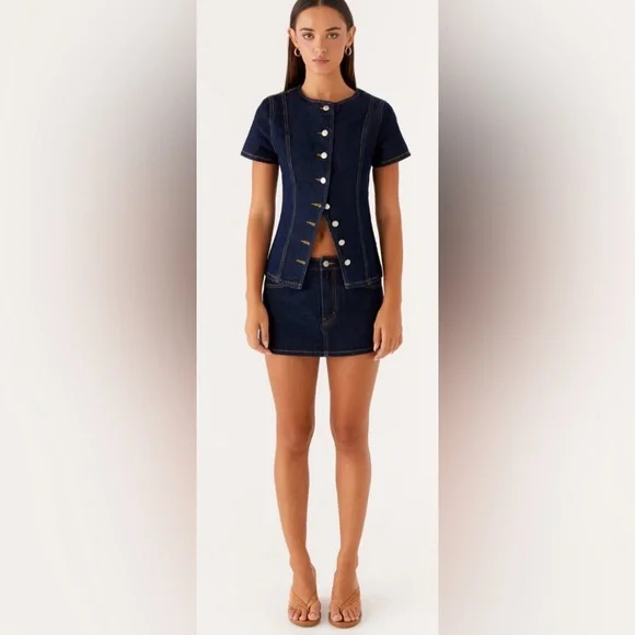 white christmas dresses Dark Matter Mini Dress main image 0